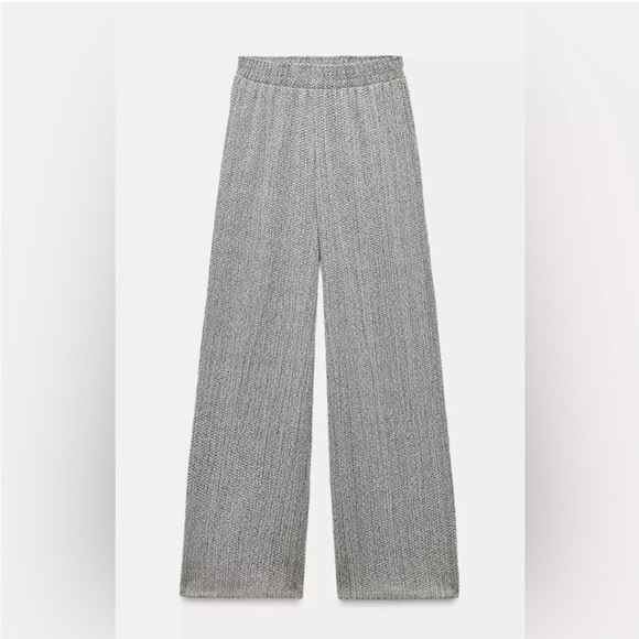 Zara Pants - NWT Zara Gray Wide Leg Women's Pants